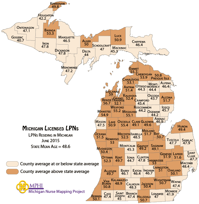 LPNs mean age map